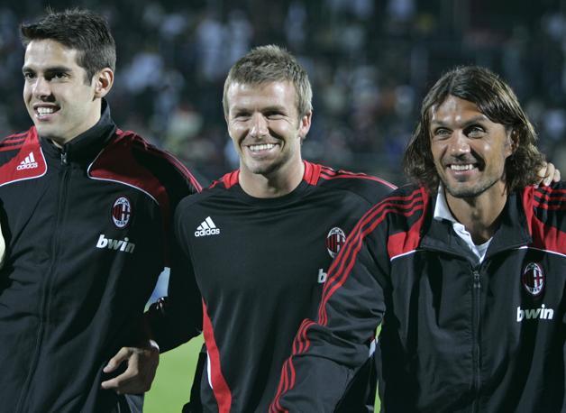 2008: Milan. Approfittando della pausa invernale in America, Becks approda in Serie A. Ap